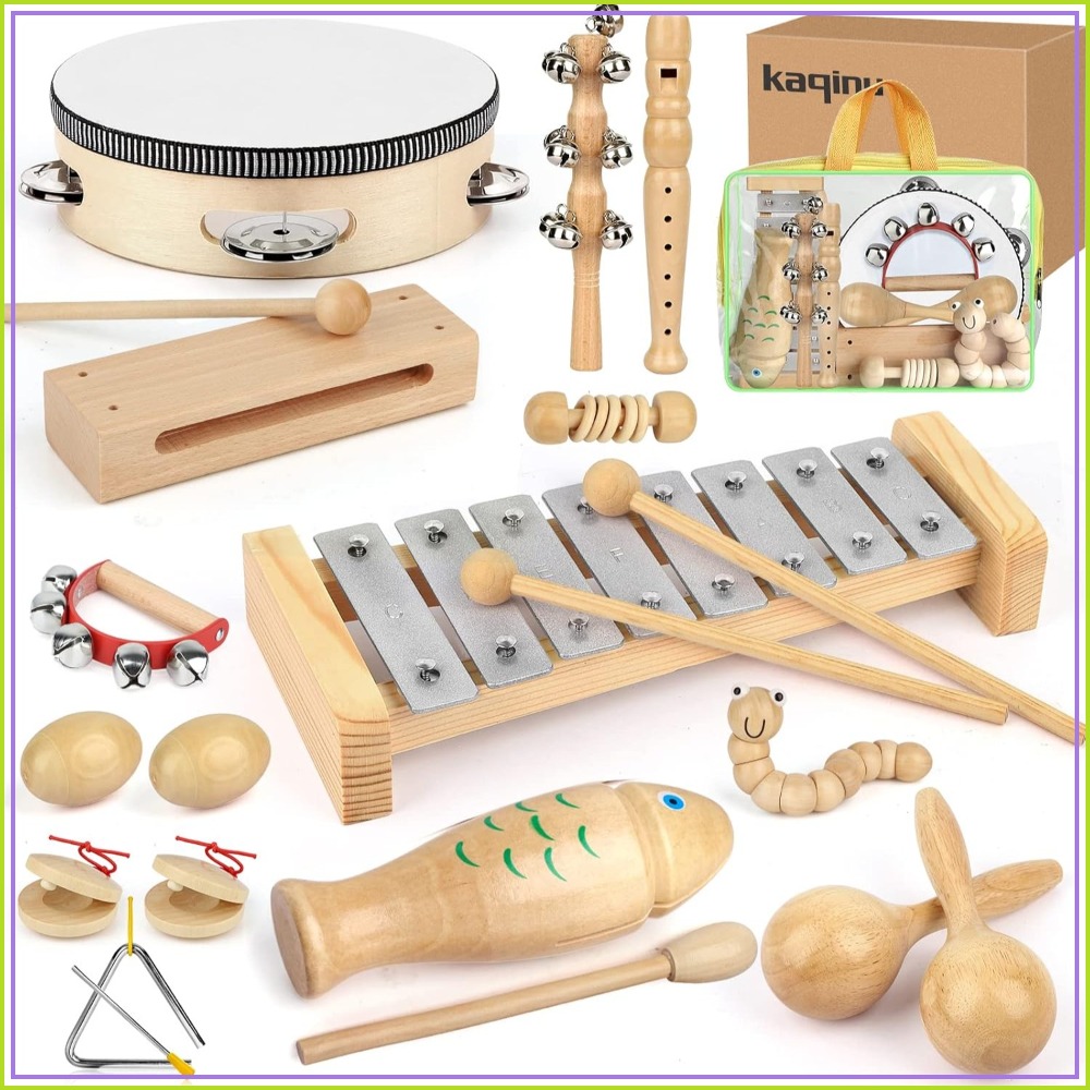 Kids Education Images - Conjunto de 23 Instrumentos Musicais de