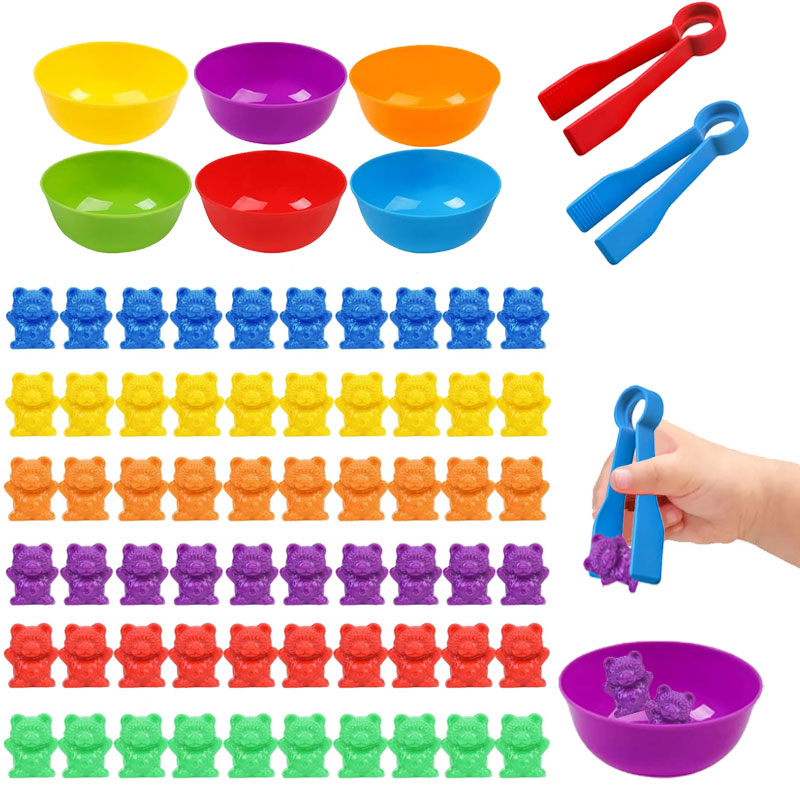 Kids Educational Game 3 - Contando ursos jogos de correspondência cor
