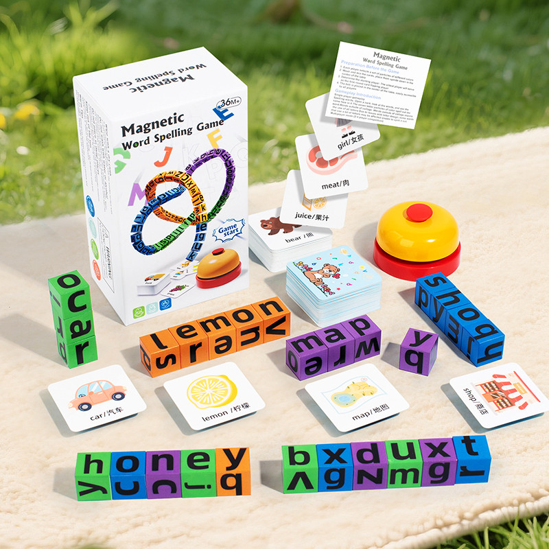 Kids Educational Game 3 - Cubo Magnético de Palavras para Crianças