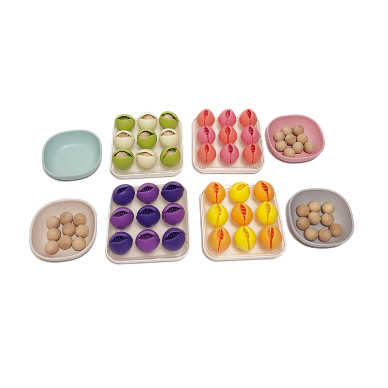 Kids Educational Game 3 - Montessori brinquedos educativos bolas inserindo jogo