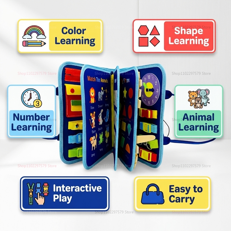 Brinquedo Sensorial Montessori - Kids Educational Game 3 avaliação e preço