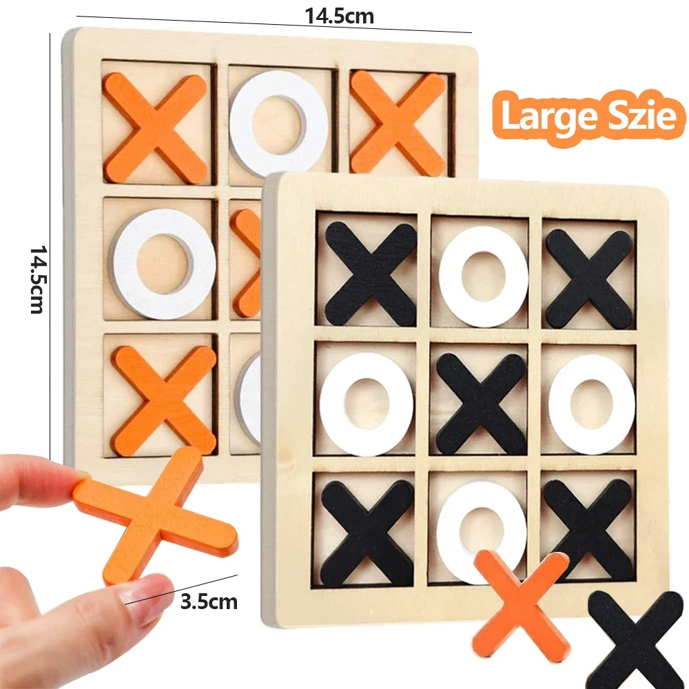 Jogo de madeira xo tic tac toe - Kids Educational Game 3 avaliação e preço