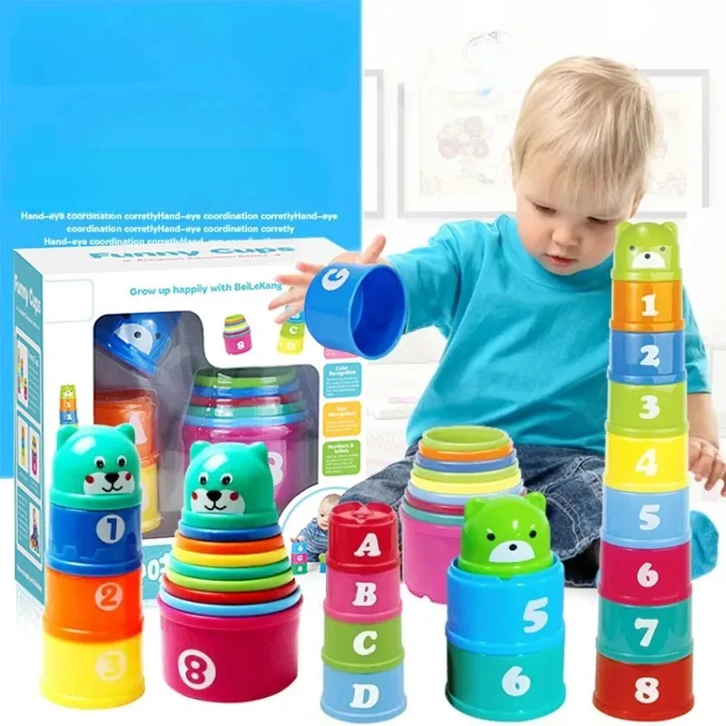 Jogo de Empilhar Copos para Cr - Kids Educational Game 3 avaliação e preço