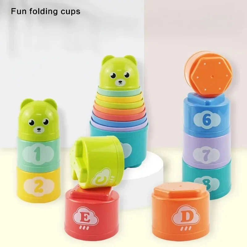Jogo de Empilhar Copos para Cr - Kids Educational Game 3 avaliação e preço