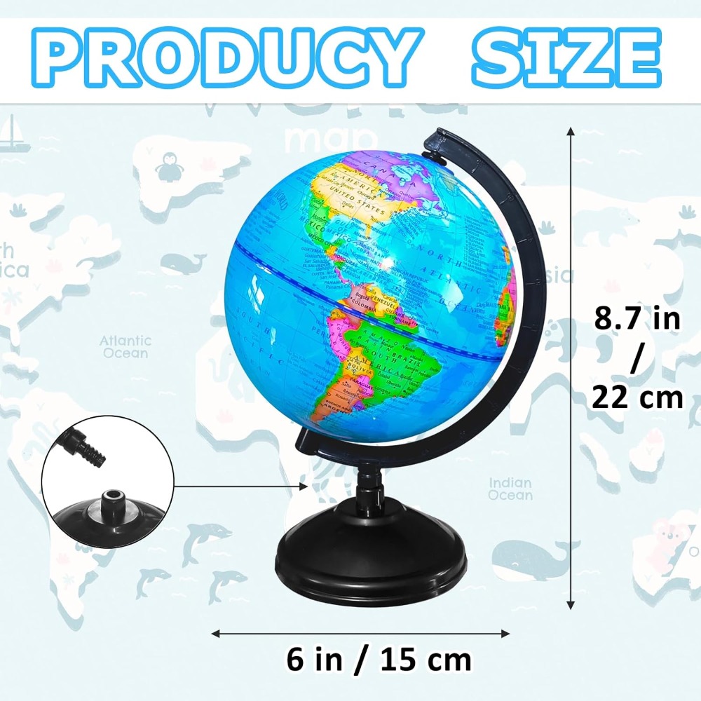 Globo Educacional de 6'' para  - Kids Education Images avaliação e preço