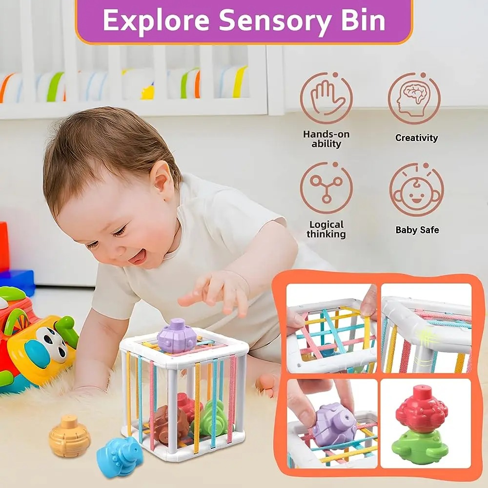 Cubo de Classificação de Forma - Kids Educational Device avaliação e preço