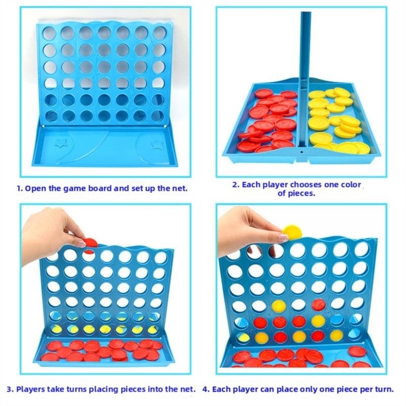 Jogo de Tabuleiro 3D Quatro em - Kids Educational Game 3 avaliação e preço