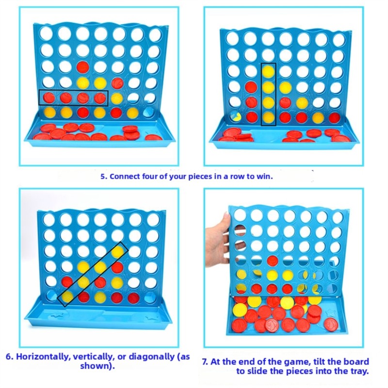 Jogo de Tabuleiro 3D Quatro em - Kids Educational Game 3 avaliação e preço