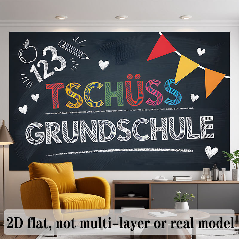 Linda Tapeçaria Decorativa par - Kids Education Banner avaliação e preço