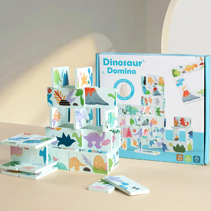 Brinquedo de madeira dinossaur - Kids Education Images avaliação e preço