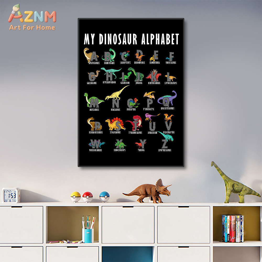 AZNM Quadro de Parede em Tela  - Kids Education Background avaliação e preço