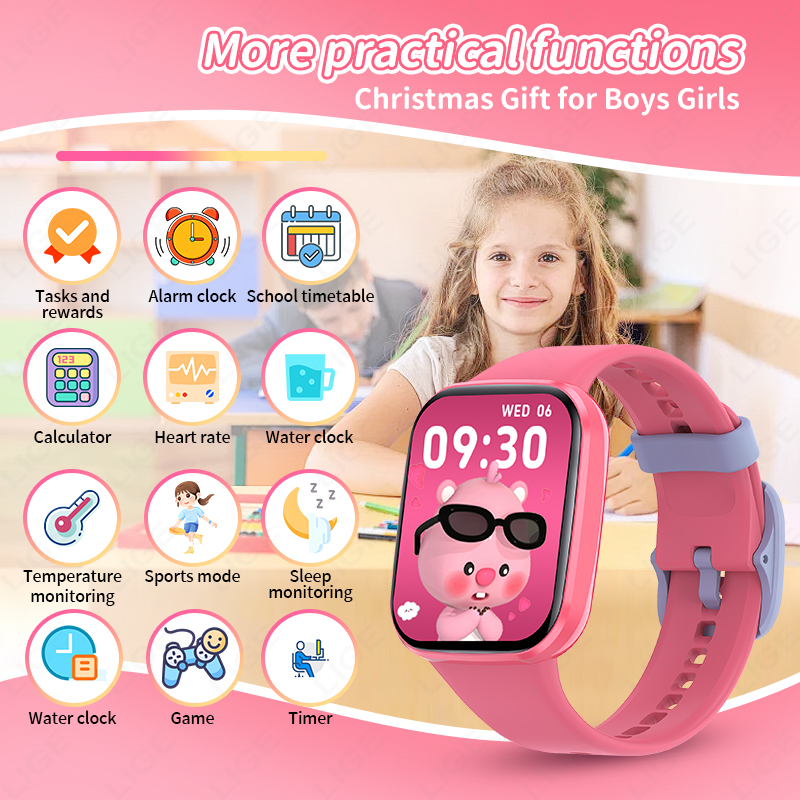 Novo relógio inteligente crian - Kids Education Steps avaliação e preço