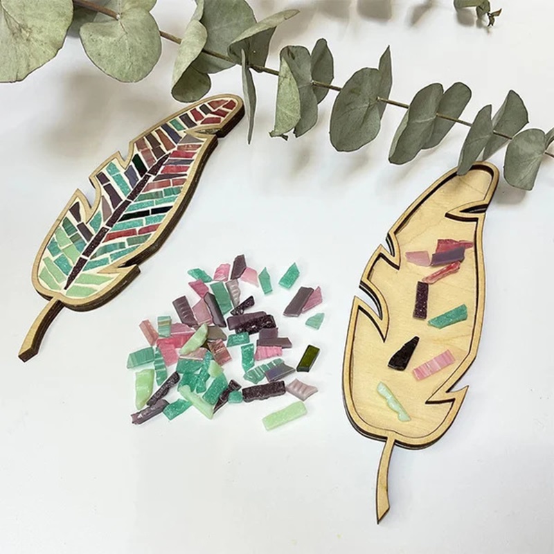 Kit DIY de Mosaico com Penas C - Kids Educational Device avaliação e preço
