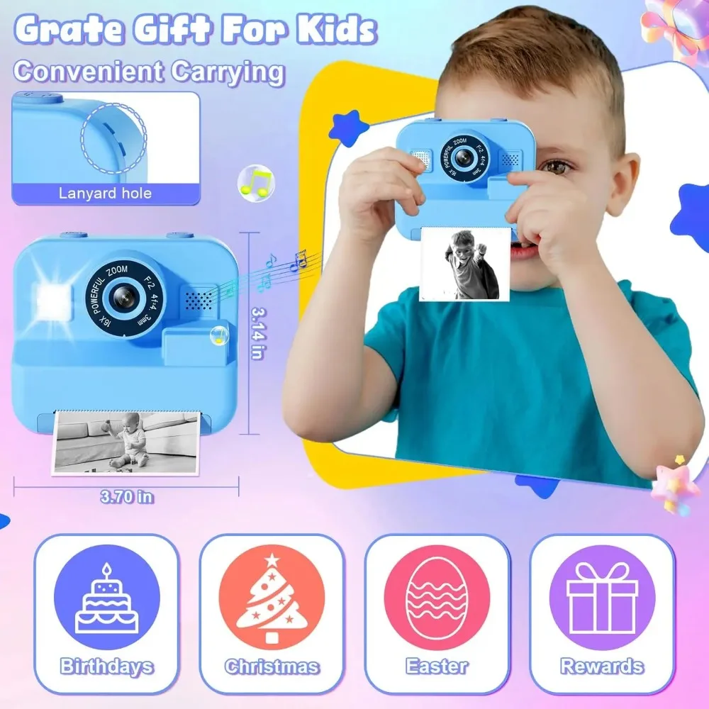 Câmera fotográfica portátil pa - Kids Education Images avaliação e preço